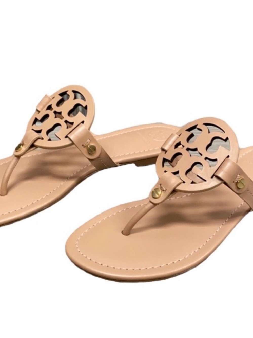 Tory Burch Miller sandal light makeup size 8 NIB